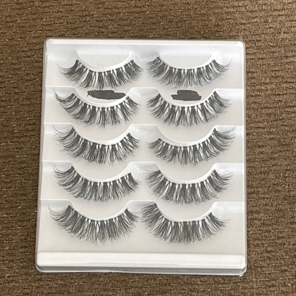 5 pair eyelashes